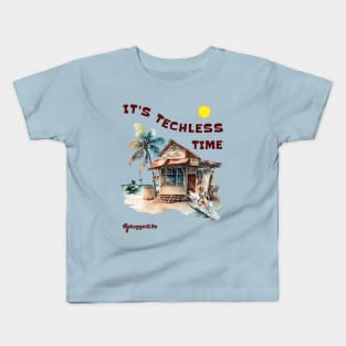 Techless Time Beach TShirt Kids T-Shirt